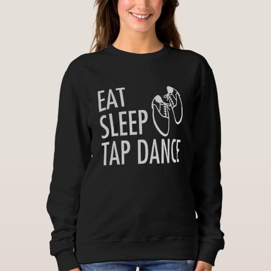 Essen Sie Schlaf Stich Dance Gestochen Tänzer 1 Sweatshirt (Vorderseite)