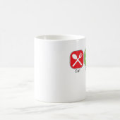 Essen Sie Schlaf-Strick Kaffeetasse (Mittel)