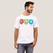 Essen Sie Schlaf-Strick T-Shirt (Vorne ganz)