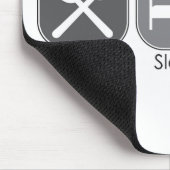 Essen Sie Schlaf Sudoku Kopie Mousepad (Ecke)