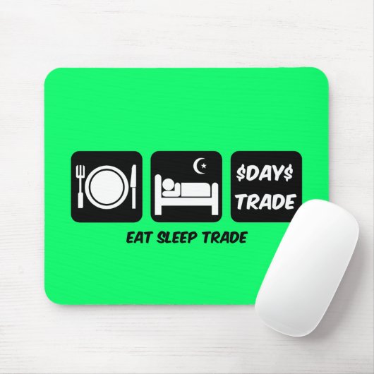 essen Sie Schlaf-Tageshändler Mousepad (Mit Mouse)