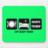 essen Sie Schlaf-Tageshändler Mousepad (Vorne)