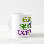 ESSEN SIE SCHLAF-TANZ KAFFEETASSE (Vorderseite Links)