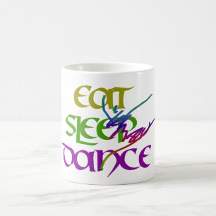 ESSEN SIE SCHLAF-TANZ KAFFEETASSE