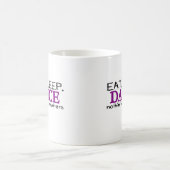 Essen Sie Schlaf-Tanz Kaffeetasse (Mittel)