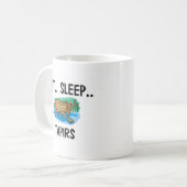 Essen Sie Schlaf TAPIRS Kaffeetasse (Vorderseite Links)