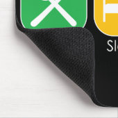 Essen Sie Schlaf-Tennis Mousepad (Ecke)