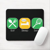 Essen Sie Schlaf-Tennis Mousepad (Mit Mouse)