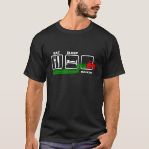 Essen Sie Schlaf-Traktor T-Shirt