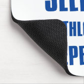 Essen Sie Schlaf Triathlon Mousepad (Ecke)