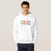 Essen Sie Schlaf tun Biochemie Hoodie (Vorne ganz)