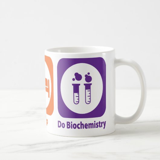 Essen Sie Schlaf tun Biochemie Kaffeetasse (Rechts)