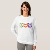 Essen Sie Schlaf tun Biochemie T-Shirt (Vorne ganz)