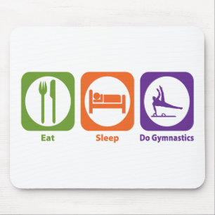 Essen Sie Schlaf tun Gymnastik Mousepad