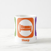 Essen Sie Schlaf tun Kendo Kaffeetasse (Mittel)