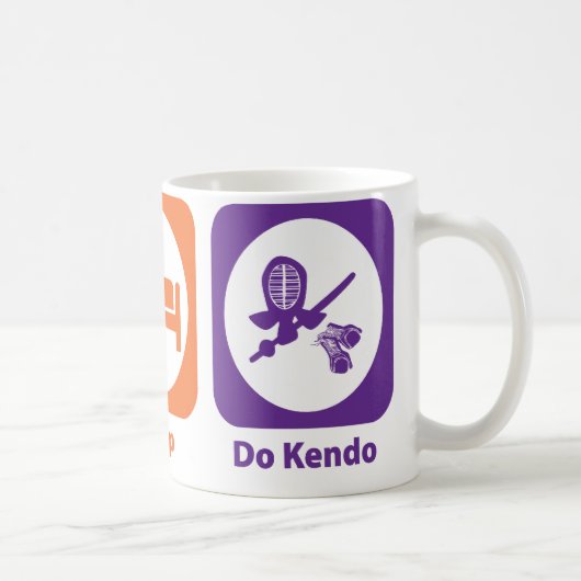 Essen Sie Schlaf tun Kendo Kaffeetasse (Rechts)