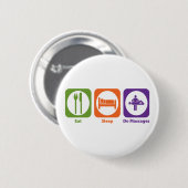 Essen Sie Schlaf tun Massagen Button (Vorne & Hinten)
