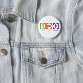 Essen Sie Schlaf tun Massagen Button (Beispiel)