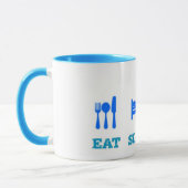 Essen Sie Schlaf tweeten Tasse (Links)