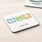 Essen Sie Schlaf, üben Sie Recht Untersetzer (Linke Seite)