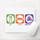 Essen Sie Schlaf-UhrAnime Mousepad (Mit Mouse)