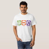 Essen Sie Schlaf-UhrAnime T-Shirt (Vorne ganz)