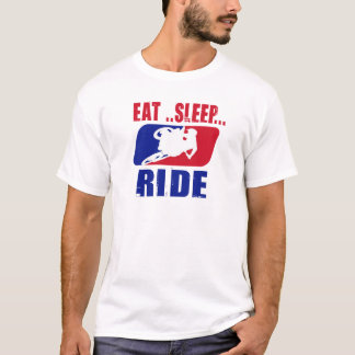 Essen Sie Schlaf und reiten Sie T-Shirt