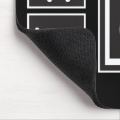 Essen Sie Schlaf VIERERKABEL! Mousepad (Ecke)