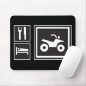 Essen Sie Schlaf VIERERKABEL! Mousepad (Mit Mouse)