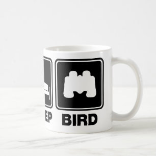 Essen Sie Schlaf-Vogel (Behälter) Kaffeetasse
