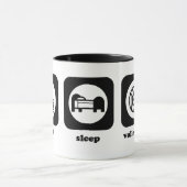 Essen Sie. Schlaf. Volleyball. Tasse (Zentrum)