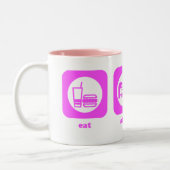 Essen Sie. Schlaf. Volleyball. Tasse (Links)