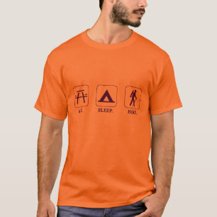 Essen Sie. Schlaf. Wanderung T-Shirt