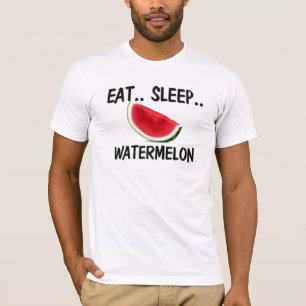 Essen Sie Schlaf WASSERMELONE T-Shirt