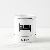 Essen Sie Schlaf Windsurf Tasse (Mittel)