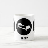 Essen Sie Schlaf-Zyklus Kaffeetasse (Mittel)