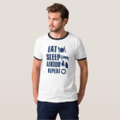 Essen Sie SchlafAikido T-Shirt (Vorne ganz)