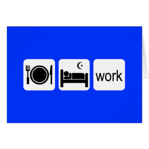 Essen Sie Schlafarbeit