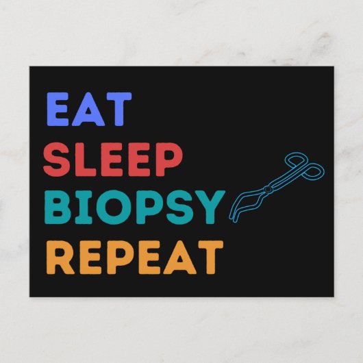 ESSEN SIE SCHLAFBIOPSY WIEDERHOLUNG - BIOPSY POSTKARTE (Vorderseite)