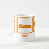 Essen Sie SchlafBobsleigh Kaffeetasse (Mittel)