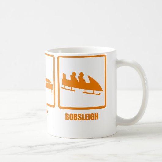 Essen Sie SchlafBobsleigh Kaffeetasse (Rechts)