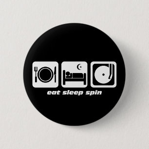 Essen Sie Schlafdrehbeschleunigung Button