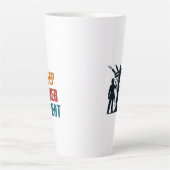 Essen Sie schlafen Power wiederholen lustig Milchtasse (Vorderseite)