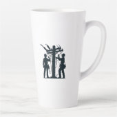 Essen Sie schlafen Power wiederholen lustig Milchtasse (Rechts)