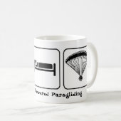 Essen Sie, schlafen Sie, angetriebenes Kaffeetasse (VorderseiteRechts)