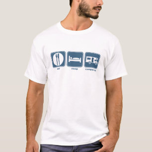 essen Sie, schlafen Sie, campervan T-Shirt