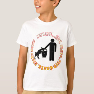 ESSEN SIE, SCHLAFEN SIE, FÜTTERN SIE ZIEGEN, T-Shirt