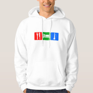 Essen Sie, schlafen Sie, Huka Hoodie
