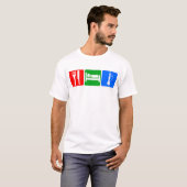 Essen Sie, schlafen Sie, Huka T-Shirt (Vorne ganz)