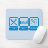 Essen Sie, schlafen Sie, LiveJournal Mousepad (Mit Mouse)